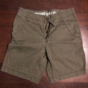Mossimo Green Khaki Shorts
